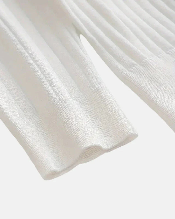 Hampton Ribbed Polo Long Sleeve
