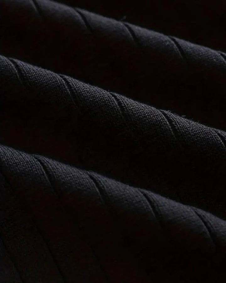 Hampton Ribbed Polo Long Sleeve